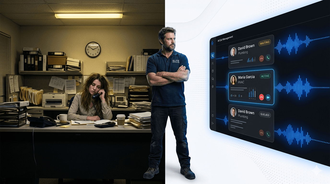 AI Receptionist vs Live Answering Service: What Contractors Actually Need to Know