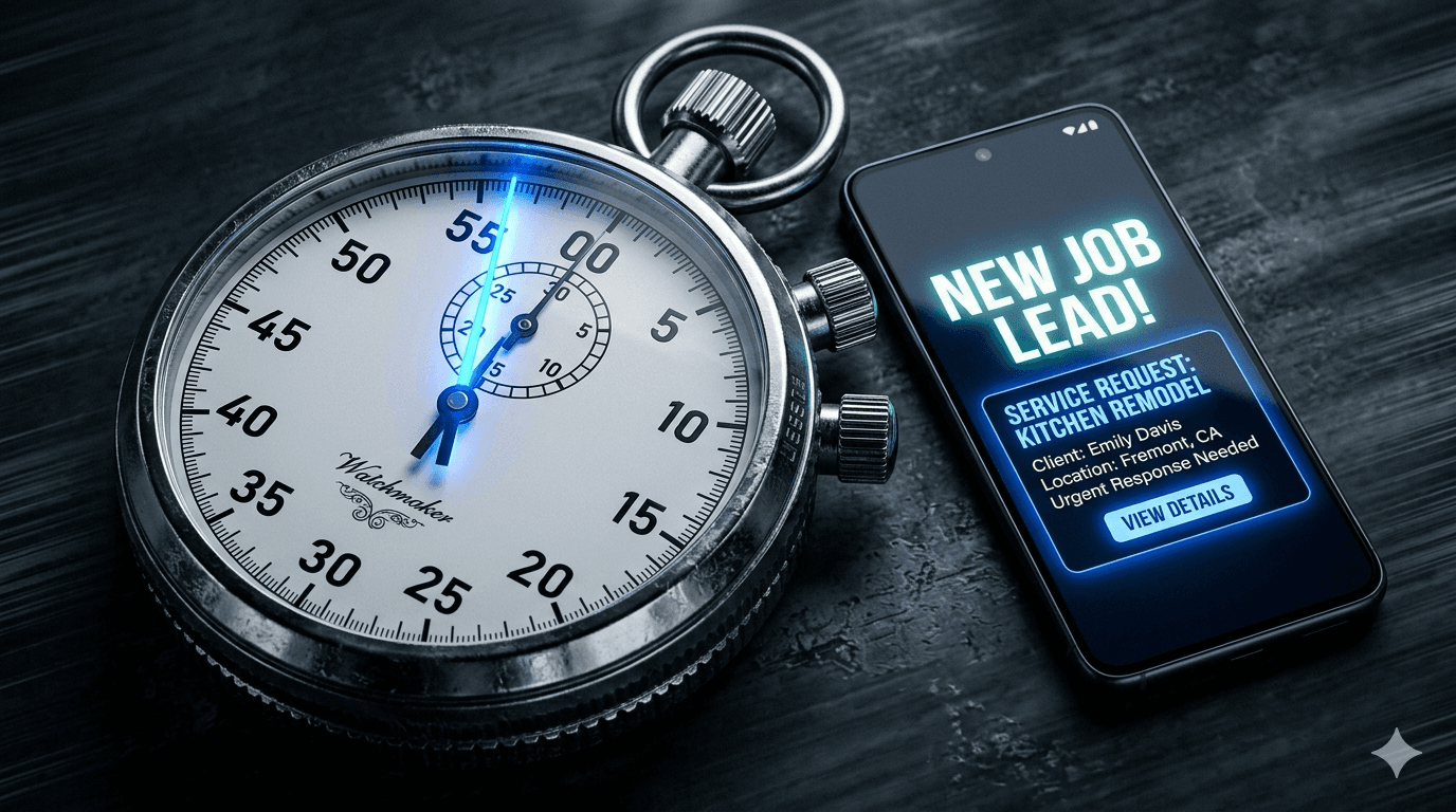 Speed to Lead: Why the First 60 Seconds Determine Whether You Win the Job